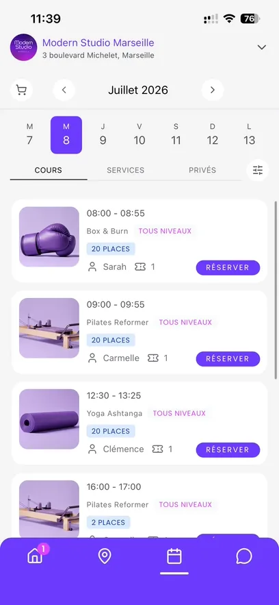 App client à votre marque